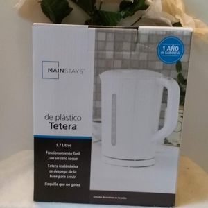 Mainstays Plastic Kettle (New)